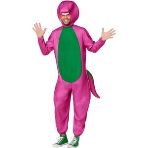 New Adult Medium Barney the Dinosaur Costume